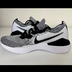 2019 Wmns Epic React Flyknit 2 'Oreo' - Black/White 9W